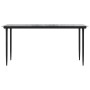 Set de comedor de jardín 7 piezas cojines ratán sintético negro von , Gartensets - Ref: Foro24-3334503, Preis: 396,81 €, Raba...