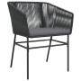 Set de comedor de jardín 7 piezas cojines ratán sintético negro de , Conjuntos de jardín - Ref: Foro24-3334517, Precio: 536,5...