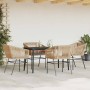 Juego de comedor jardín 5 piezas cojines ratán sintético marrón von , Gartensets - Ref: Foro24-3334522, Preis: 390,07 €, Raba...