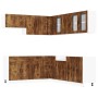 Mueble cocina Porto roble ahumado 11 pzas madera contrachapada von , Küchenschränke - Ref: Foro24-3314936, Preis: 727,06 €, R...
