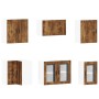 Mueble cocina Porto roble ahumado 11 pzas madera contrachapada von , Küchenschränke - Ref: Foro24-3314936, Preis: 727,06 €, R...
