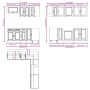 Mueble cocina Porto roble ahumado 11 pzas madera contrachapada von , Küchenschränke - Ref: Foro24-3314936, Preis: 727,06 €, R...