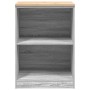 Armario de garaje de madera maciza pino gris Sonoma 60x51x85 cm de , Armarios industriales - Ref: Foro24-860549, Precio: 68,1...