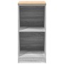 Armario de garaje de madera maciza pino gris Sonoma 40x51x85 cm de , Armarios industriales - Ref: Foro24-860540, Precio: 45,5...