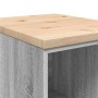 Armario de garaje de madera maciza pino gris Sonoma 40x51x85 cm de , Armarios industriales - Ref: Foro24-860540, Precio: 45,5...
