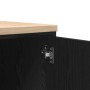 Armario de almacenamiento para garaje negro 30x51x85 cm de , Armarios industriales - Ref: Foro24-860554, Precio: 46,27 €, Des...