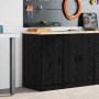 Armario de almacenamiento para garaje negro 40x51x85 cm de , Armarios industriales - Ref: Foro24-860563, Precio: 63,66 €, Des...