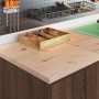 Armario de almacenamiento para garaje roble marrón 40x51x85 cm by , Armarios industriales - Ref: Foro24-860568, Price: 61,54 ...