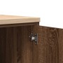 Armario de almacenamiento para garaje roble marrón 40x51x85 cm by , Armarios industriales - Ref: Foro24-860568, Price: 61,54 ...