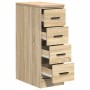 Armario de almacenamiento para garaje Roble Sonoma 30x51x85 cm de , Armarios industriales - Ref: Foro24-860582, Precio: 82,11...