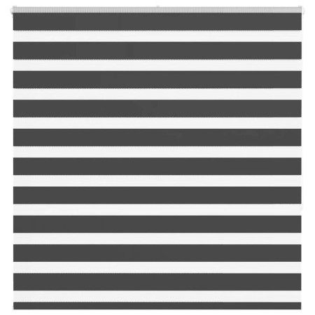 Estor cebra negro 150x150 cm tejido ancho 145,9 cm poliéster de , Persianas y estores - Ref: Foro24-4014245, Precio: 35,97 €,...