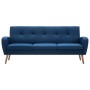 Sofá de 3 plazas de tela azul von , Sofas - Ref: Foro24-246995, Preis: 364,39 €, Rabatt: %