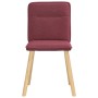 Sillas de comedor 6 unidades tela rojo tinto von , Essstühle - Ref: Foro24-3315593, Preis: 299,31 €, Rabatt: %