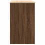 Armario de almacenamiento para garaje roble marrón 60x51x85 cm by , Armarios industriales - Ref: Foro24-860577, Price: 88,15 ...