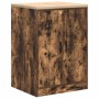 Armario de almacenamiento para garaje roble ahumado 60x51x85 cm de , Armarios industriales - Ref: Foro24-860575, Precio: 99,3...