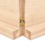 Estante de pared madera maciza roble sin tratar 120x30x(2-6) cm by , Shelves and shelves - Ref: Foro24-363573, Price: 35,54 €...