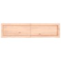 Estante de pared madera maciza roble sin tratar 120x30x(2-6) cm by , Shelves and shelves - Ref: Foro24-363573, Price: 35,54 €...