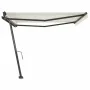 Cream manual retractable foot awning 400x300 cm by vidaXL, Awnings - Ref: Foro24-3069737, Price: 434,69 €, Discount: %