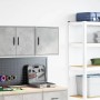 Armario de pared para garaje madera de ingeniería gris hormigón by , Armarios industriales - Ref: Foro24-860631, Price: 35,83...