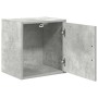 Armario de pared para garaje madera de ingeniería gris hormigón by , Armarios industriales - Ref: Foro24-860631, Price: 35,83...