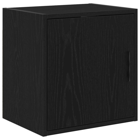 Armario de pared para garaje madera de ingeniería negra de , Armarios industriales - Ref: Foro24-860627, Precio: 41,21 €, Des...