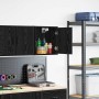 Armario de pared para garaje madera de ingeniería negra de , Armarios industriales - Ref: Foro24-860627, Precio: 41,21 €, Des...