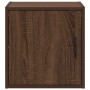 Armarios de pared 2 uds para garaje madera marrón roble by , Armarios industriales - Ref: Foro24-860638, Price: 62,13 €, Disc...