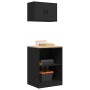 Armarios 2 uds para garaje madera de ingeniería negro by , Armarios industriales - Ref: Foro24-3328279, Price: 116,21 €, Disc...