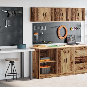 Armarios 2 uds para garaje madera ingeniería antigua madera von , Armarios industriales - Ref: Foro24-3328285, Preis: 98,17 €...