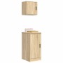 Armarios 2 uds para garaje madera de ingeniería roble sonoma von , Armarios industriales - Ref: Foro24-3328298, Preis: 86,71 ...