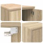 Armarios 2 uds para garaje madera de ingeniería roble sonoma von , Armarios industriales - Ref: Foro24-3328298, Preis: 86,71 ...
