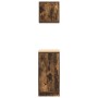 Armarios 2 uds para garaje madera ingeniería roble ahumado von , Armarios industriales - Ref: Foro24-3328300, Preis: 84,48 €,...