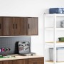 Armario de pared para garaje madera de ingeniería marrón roble by , Armarios industriales - Ref: Foro24-860619, Price: 30,17 ...
