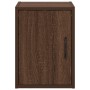 Armario de pared para garaje madera de ingeniería marrón roble by , Armarios industriales - Ref: Foro24-860619, Price: 30,17 ...