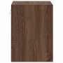 Armario de pared para garaje madera de ingeniería marrón roble by , Armarios industriales - Ref: Foro24-860619, Price: 30,17 ...
