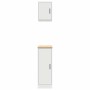 Armarios 2 uds para garaje madera de ingeniería blanco by , Armarios industriales - Ref: Foro24-3328287, Price: 74,00 €, Disc...