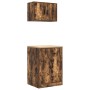 Armarios 2 uds para garaje madera ingeniería roble ahumado von , Armarios industriales - Ref: Foro24-3328309, Preis: 132,66 €...