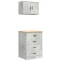 Armarios 2 uds para garaje madera de ingeniería ris hormigón by , Armarios industriales - Ref: Foro24-3328335, Price: 151,63 ...