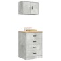 Armarios 2 uds para garaje madera de ingeniería ris hormigón by , Armarios industriales - Ref: Foro24-3328335, Price: 151,63 ...