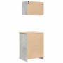 Armarios 2 uds para garaje madera de ingeniería ris hormigón by , Armarios industriales - Ref: Foro24-3328335, Price: 151,63 ...