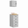 Armarios 2 uds para garaje madera ingeniería gris sonoma de , Armarios industriales - Ref: Foro24-3328328, Precio: 111,34 €