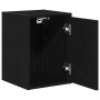 Armarios de pared 2 uds para garaje madera de ingeniería negro by , Armarios industriales - Ref: Foro24-860610, Price: 42,28 ...