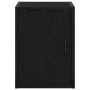 Armarios de pared 2 uds para garaje madera de ingeniería negro by , Armarios industriales - Ref: Foro24-860610, Price: 42,28 ...