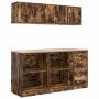 Armarios 6 uds para garaje madera ingeniería roble ahumado von , Armarios industriales - Ref: Foro24-3328354, Preis: 293,00 €...