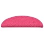 Alfombrilla escalera 30 uds rosa 56x17x3 cm