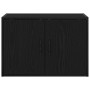 Armarios de pared 2 uds para garaje madera de ingeniería negro by , Armarios industriales - Ref: Foro24-860646, Price: 100,81...