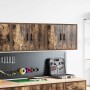 Armarios de pared 2 uds para garaje madera roble ahumado by , Armarios industriales - Ref: Foro24-860652, Price: 70,30 €, Dis...