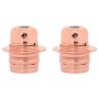 Portalámparas 2 uds bronce oro rosa E27 by , Lighting accessories - Ref: Foro24-4106521, Price: 16,89 €, Discount: %