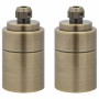 Portalámparas 2 uds bronce E27 by , Lighting accessories - Ref: Foro24-4106535, Price: 15,92 €, Discount: %