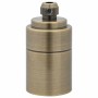 Portalámparas 2 uds bronce E27 by , Lighting accessories - Ref: Foro24-4106535, Price: 15,92 €, Discount: %